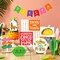 16 Pcs Cinco de Mayo Tiered Tray Decor Set – Mexican Wooden Farmhouse Signs with Taco, Cactus, Sombrero, Rainbow Donkey & Fiesta Blocks – Summer Party Table & Kitchen Shelf Decorations – Perfect for Mother's Day Card Making Displays